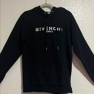 Givenchy Black Sweater with White Logo
